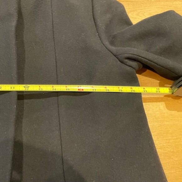 Gorgeous Aritzia Wilfred Wool Cashmere Cocoon Coat – Black – Size Large - Picture 10 of 14
